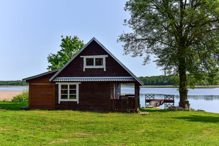 5 vietų rąstinis namas (namo plotas 50 m2)